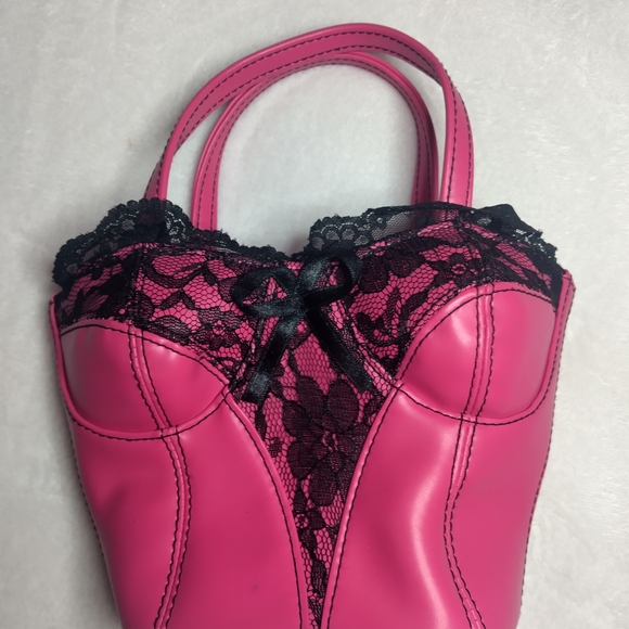 Chic Pink Lace Mini Bag - Picture 7 of 7